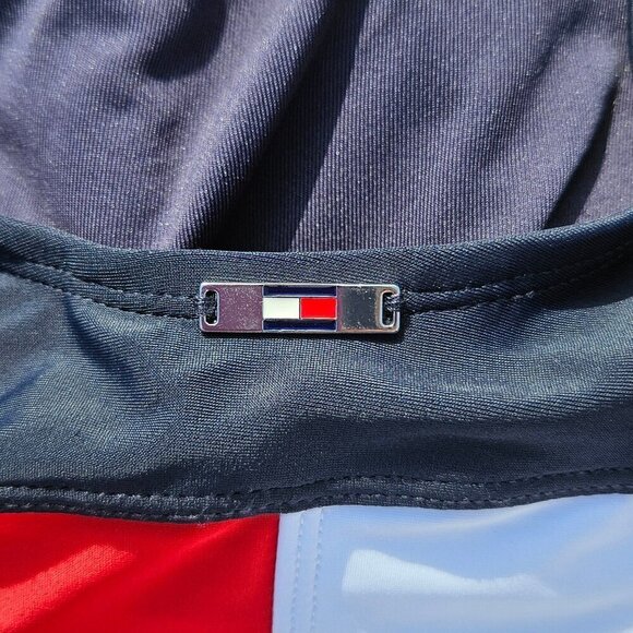 NWT Tommy Hilfiger Colorblocked One-Piece Swimsuit - XL - Picture 3 of 11